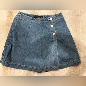 Limited Jeans Denim Button-Front Skort